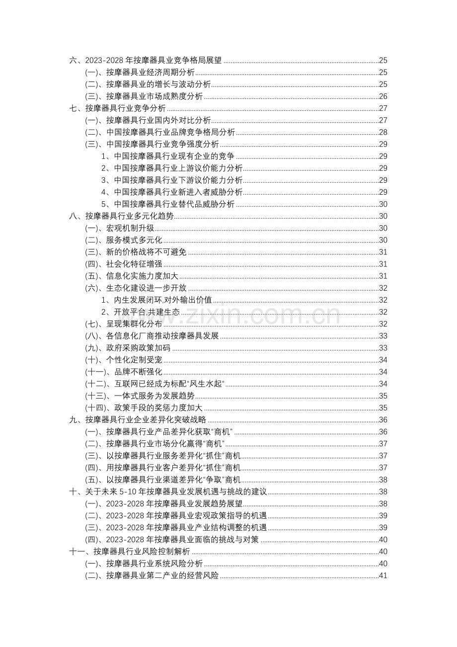 2023年按摩器具行业洞察报告及未来五至十年预测分析报告.docx_第3页