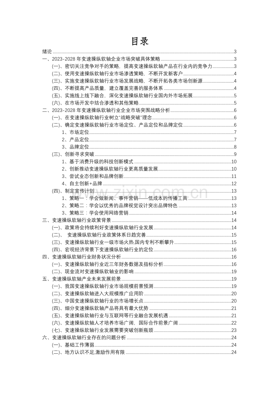 2023年变速操纵软轴行业市场突围建议及需求分析报告.docx_第2页