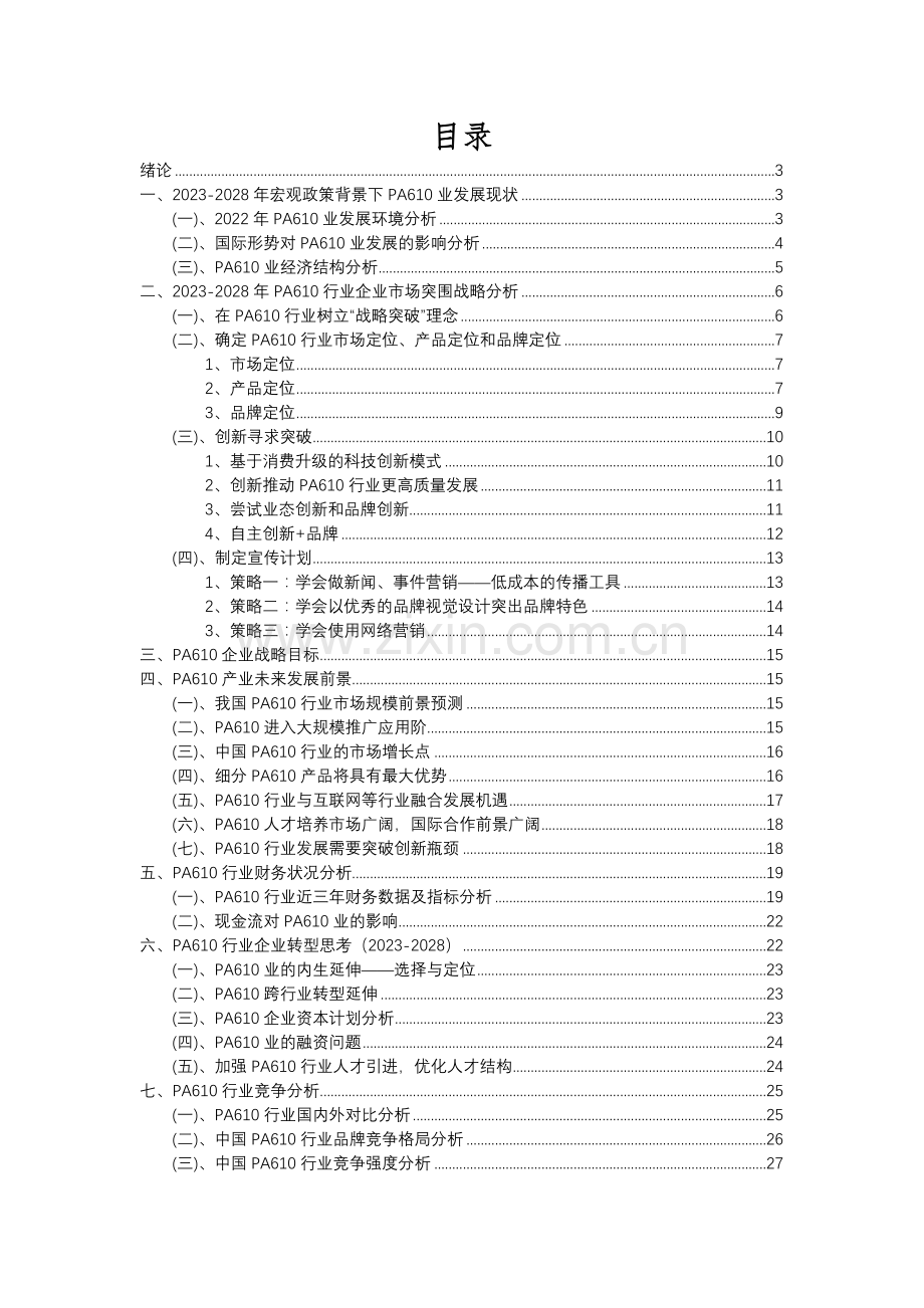 2023年PA610行业分析报告及未来五至十年行业发展报告.docx_第2页