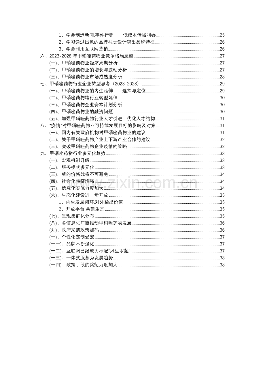 2023年甲硝唑药物行业分析报告及未来五至十年行业发展报告.doc_第3页