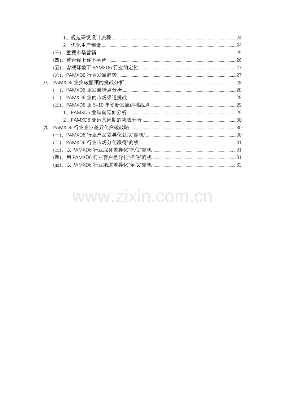 2023年PAMXD6行业洞察报告及未来五至十年预测分析报告.docx_第3页