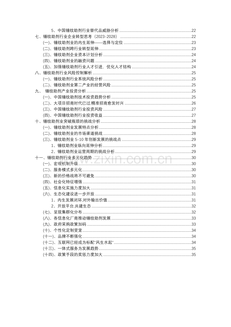 2023年锤纹助剂行业分析报告及未来五至十年行业发展报告.docx_第3页