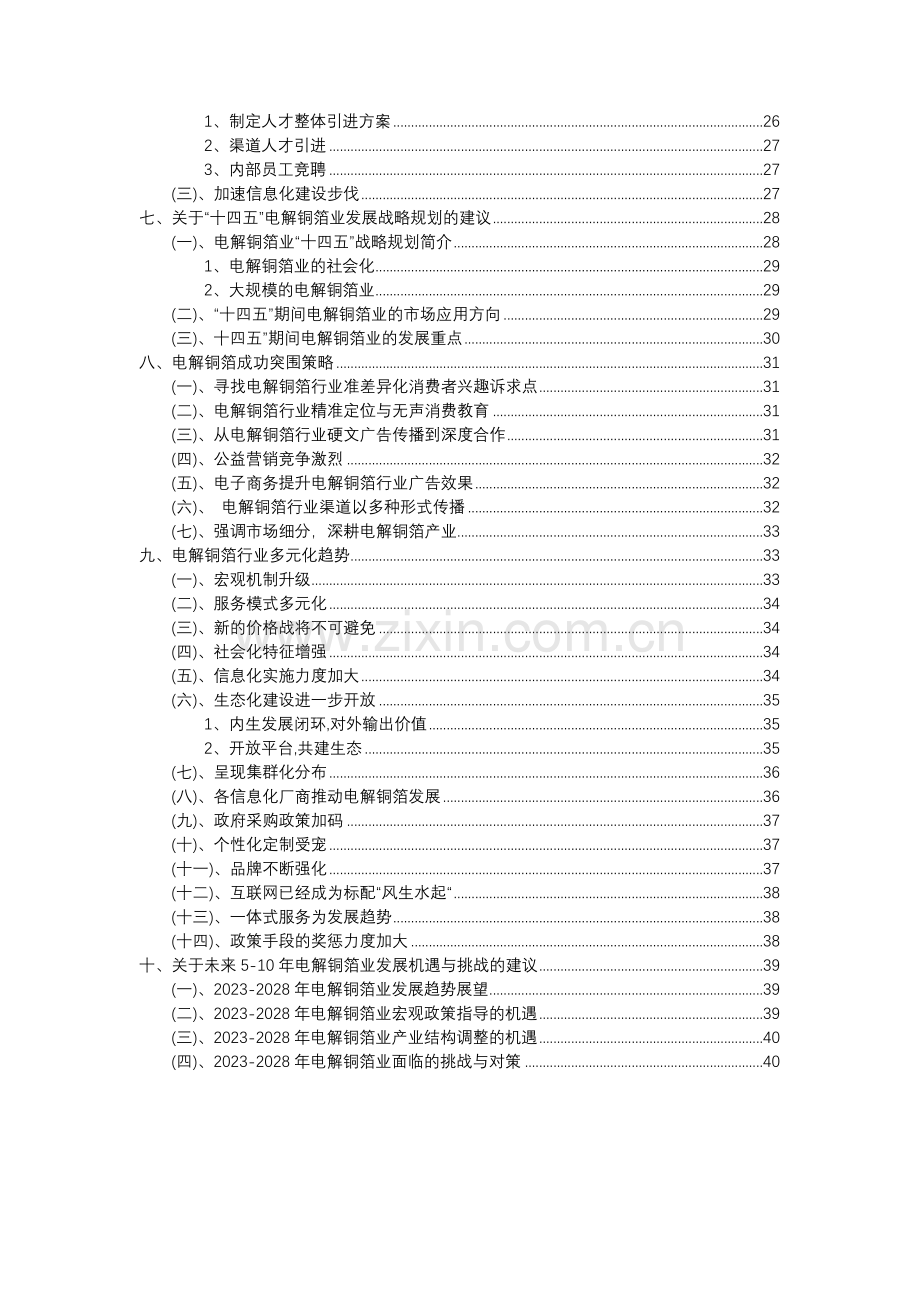 2023年电解铜箔行业分析报告及未来五至十年行业发展报告.docx_第3页