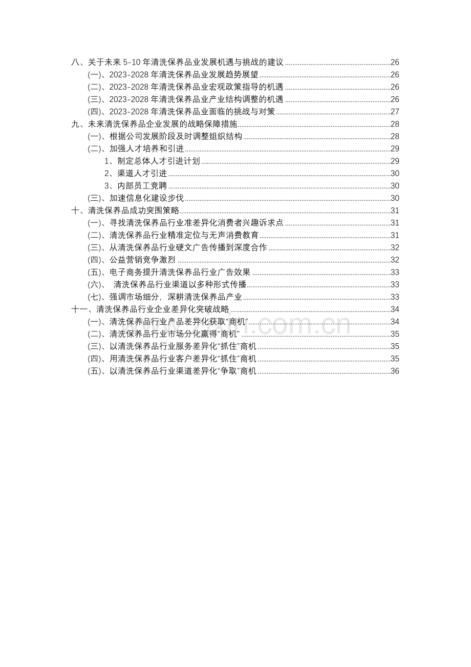 2023年清洗保养品行业分析报告及未来五至十年行业发展报告.docx_第3页