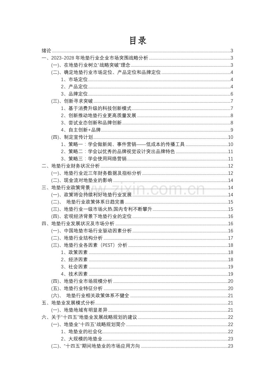 2023年地垫行业分析报告及未来五至十年行业发展报告.docx_第2页