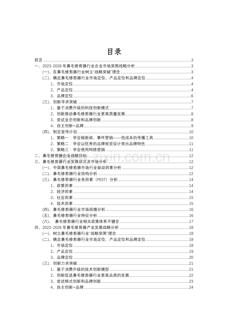 2023年鼻毛修剪器行业洞察报告及未来五至十年预测分析报告.doc_第2页