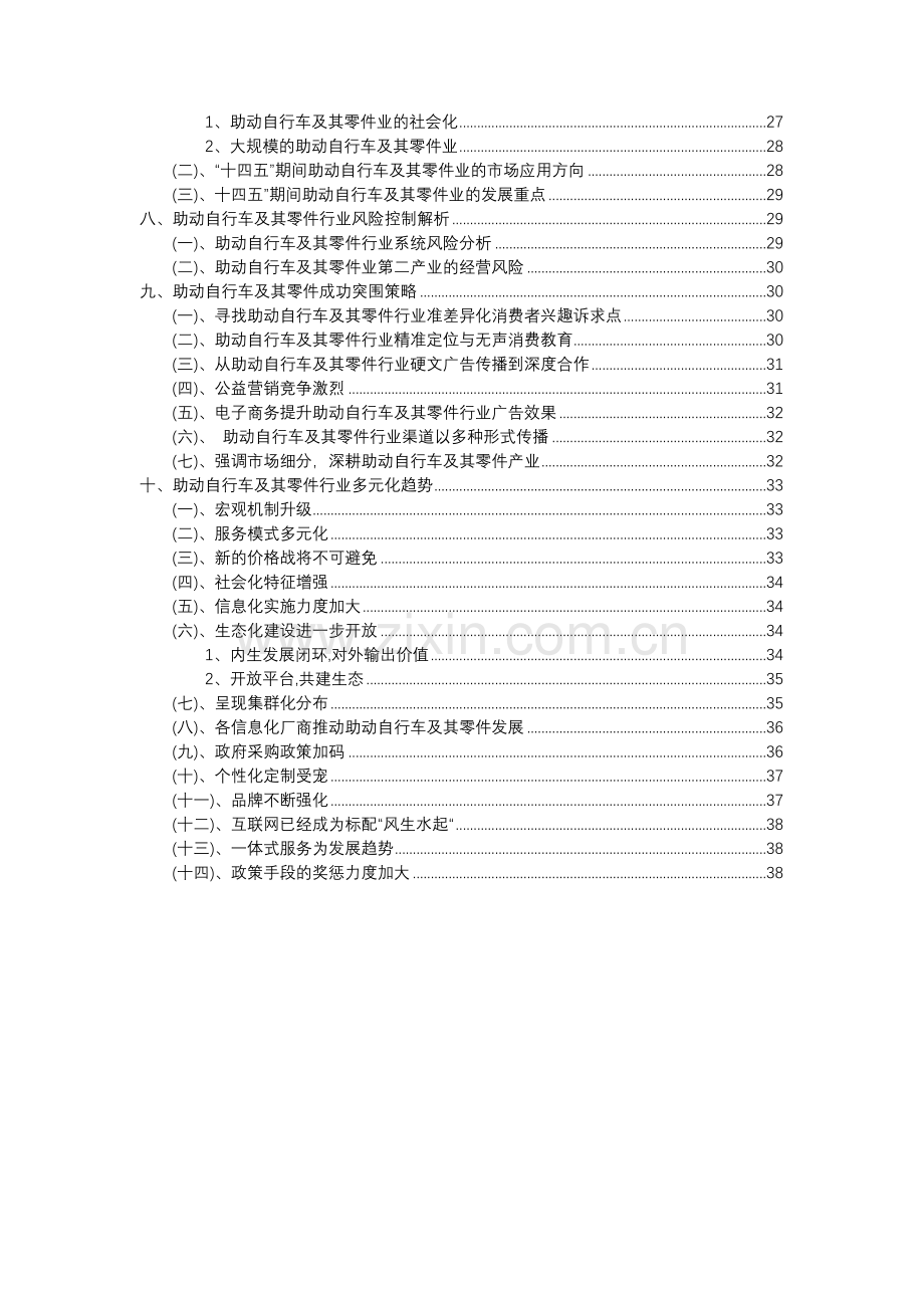 2023年助动自行车及其零件行业分析报告及未来五至十年行业发展报告.docx_第3页