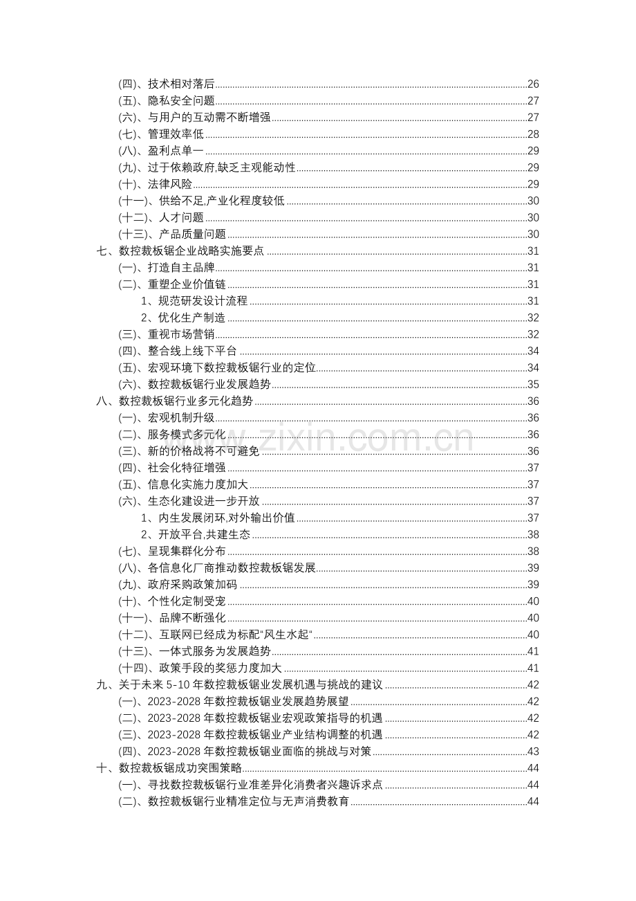 2023年数控裁板锯行业分析报告及未来五至十年行业发展报告.docx_第3页