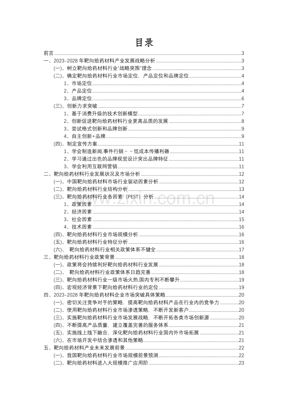 2023年靶向给药材料行业市场突围建议及需求分析报告.docx_第2页