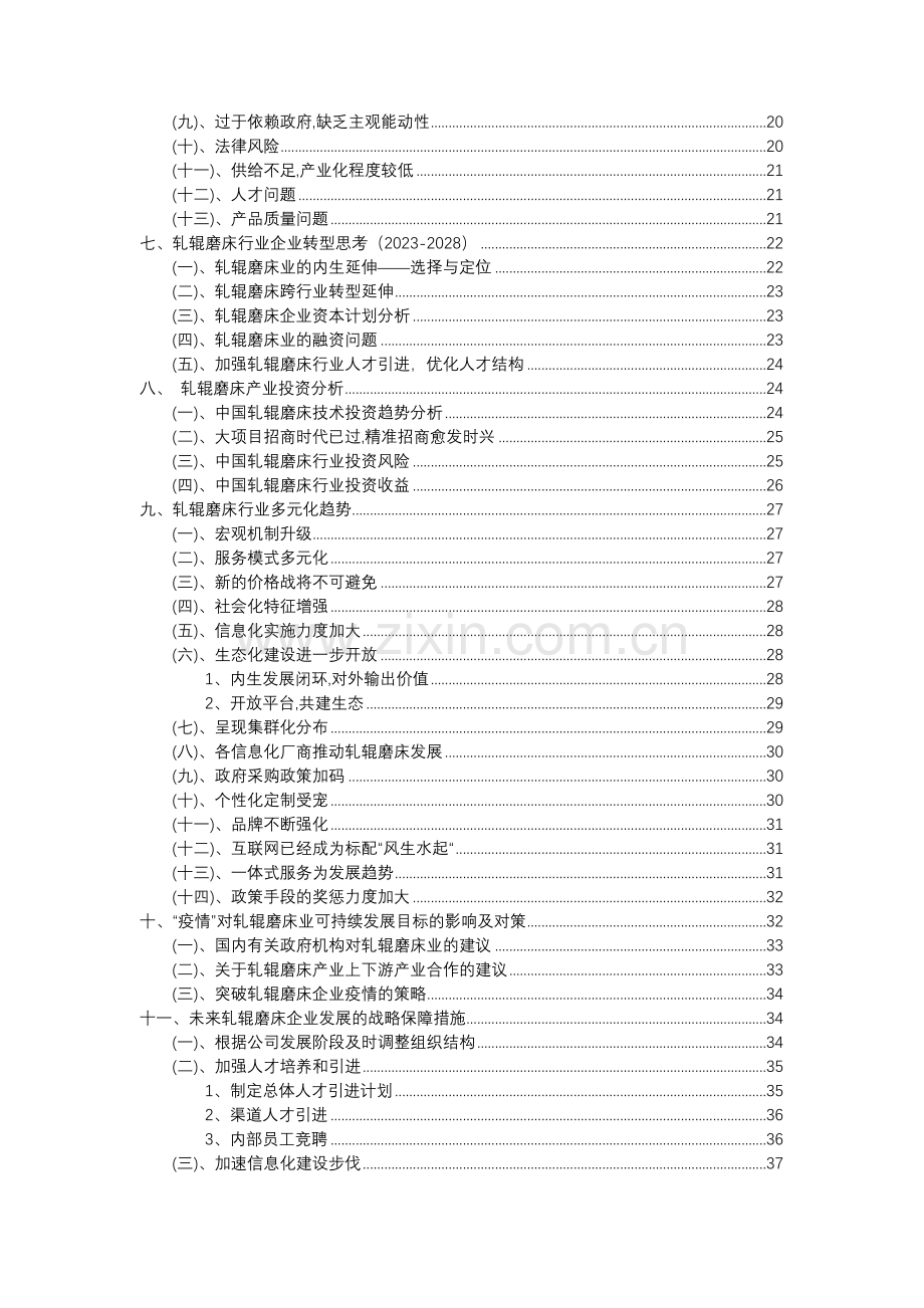 2023年轧辊磨床行业分析报告及未来五至十年行业发展报告.doc_第3页