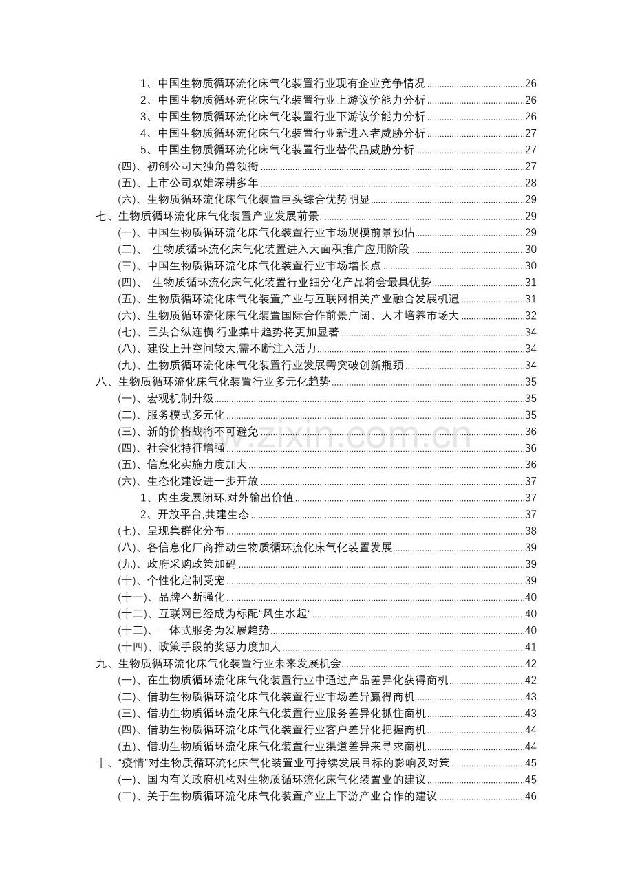 2023年生物质循环流化床气化装置行业分析报告及未来五至十年行业发展报告.doc_第3页