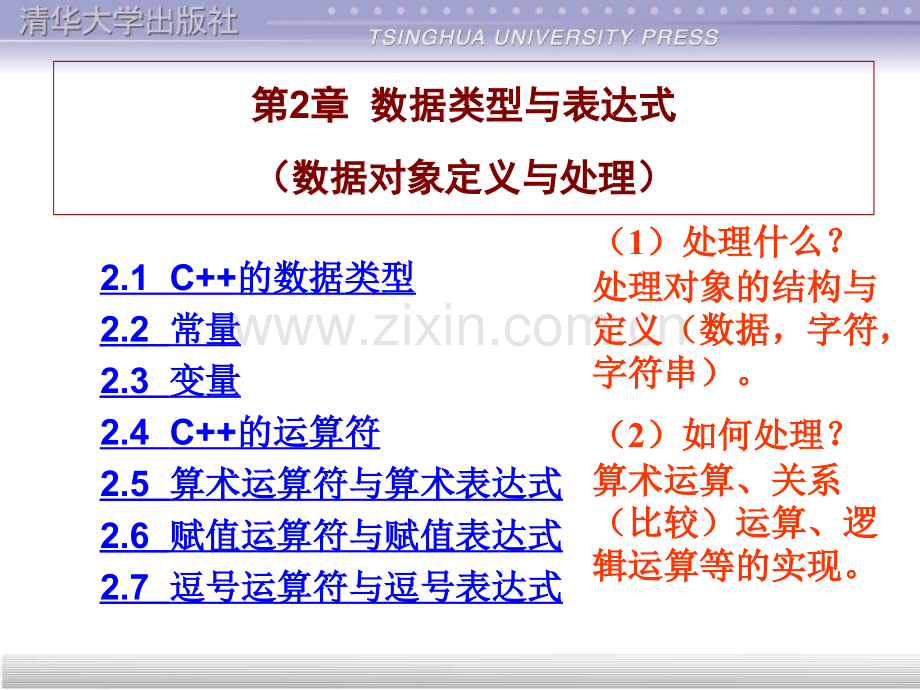 谭浩强版《C++程序设计》-第2章n.pptx_第1页