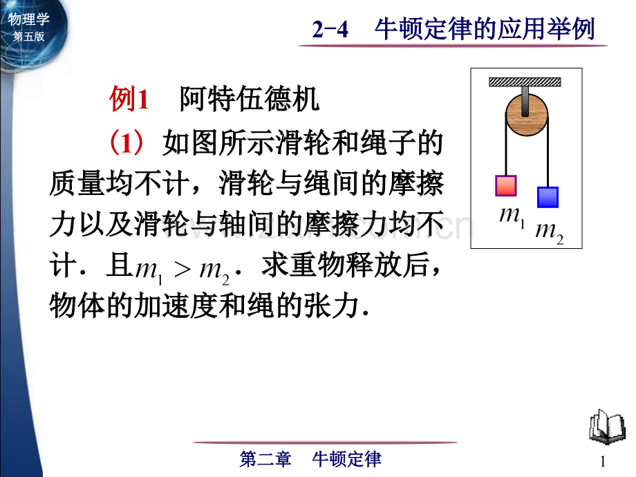 牛顿定律的应用举例19082.pptx_第1页