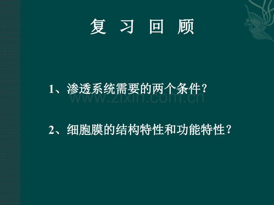 细胞膜的物质运输功能中图版必修.pptx_第2页