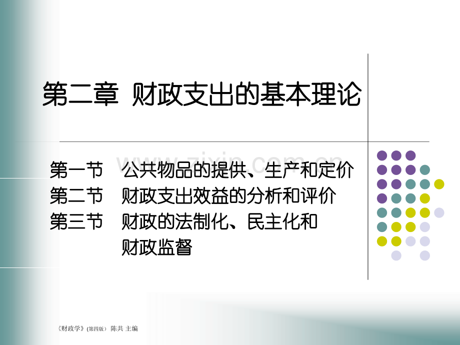 财政支出的基本理论.pptx_第1页