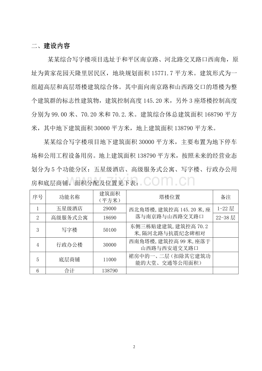 综合办公商务楼项目申请立项可行性研究报告书.doc_第2页