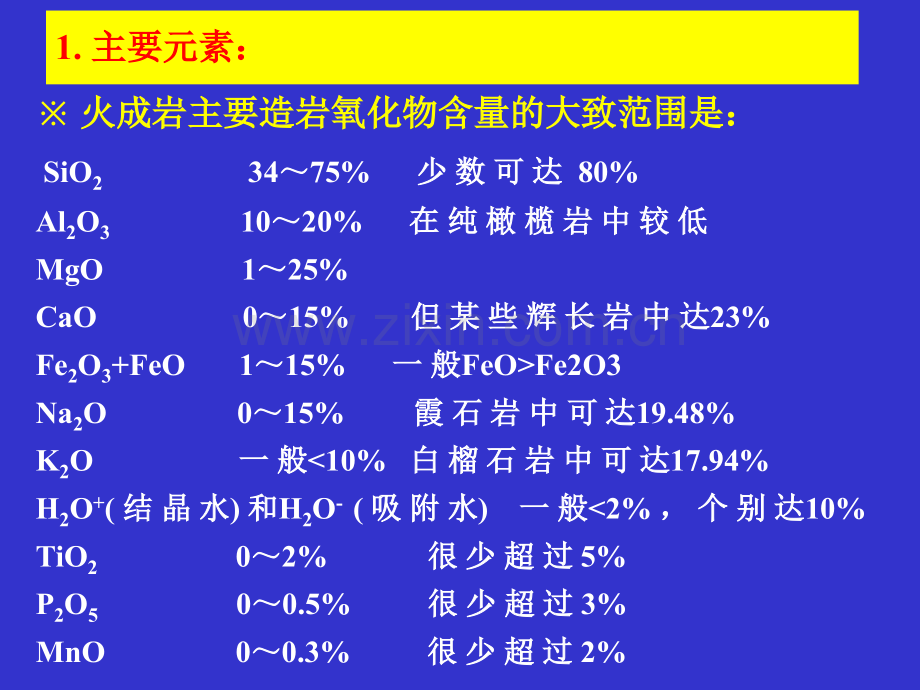 火成岩的基本特征与分类1物质成分.pptx_第3页