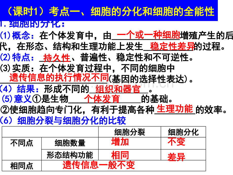 细胞的分化衰老凋亡癌变.pptx_第2页