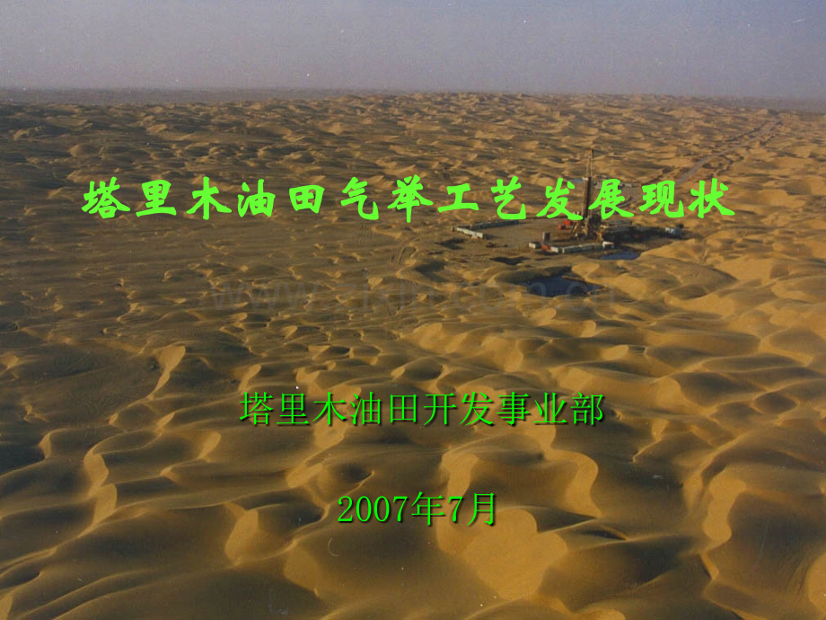 气举采油技术在塔里木油田的研究与应用.pptx_第1页