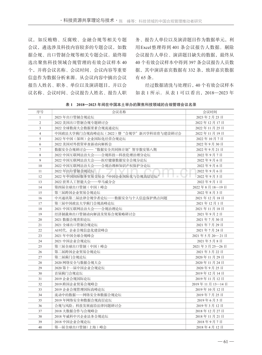 科技领域的中国合规管理推动者研究——基于2018—2023年公开会议报告人分析.pdf_第3页