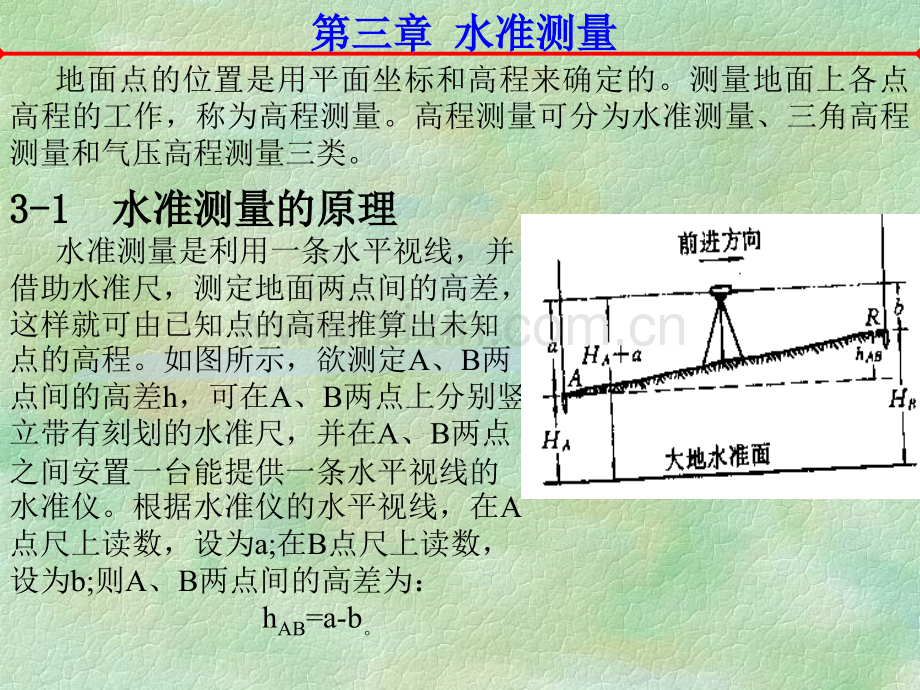 测量学3水准测量.pptx_第1页