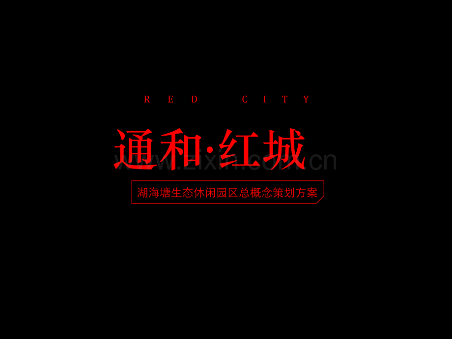 浙江金华市通和红城湖海塘生态休闲园区总概念策划方案.pptx_第1页