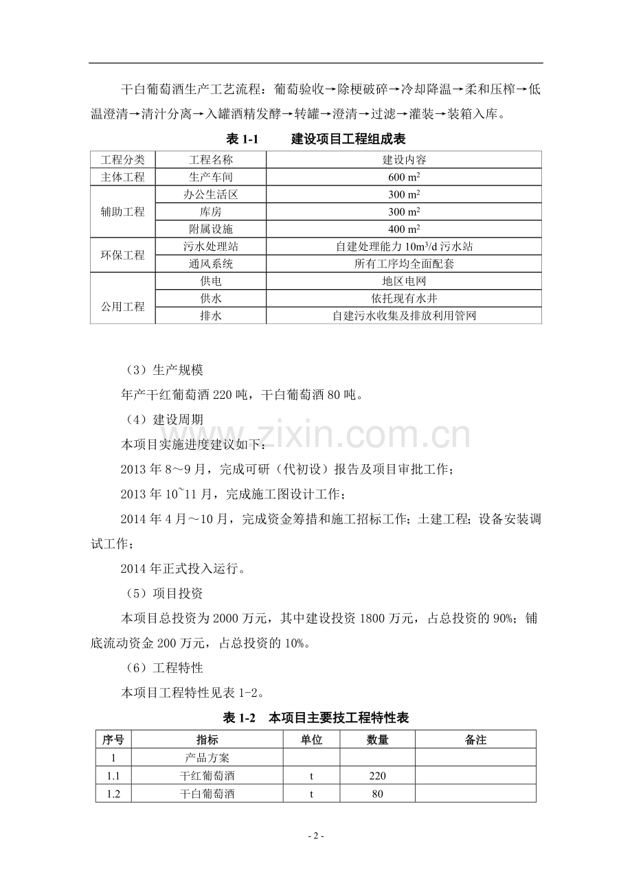 重力庄园葡萄酒业有限公司300吨酒庄项目申请立项环境影响评估报告书.doc_第3页