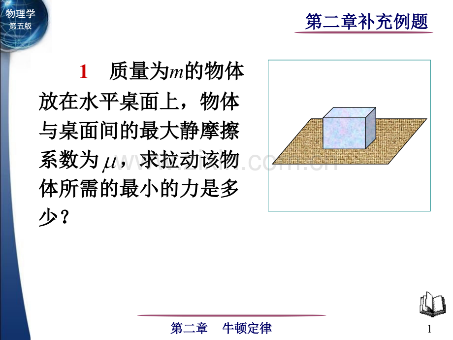 牛顿力学补充例题.pptx_第1页