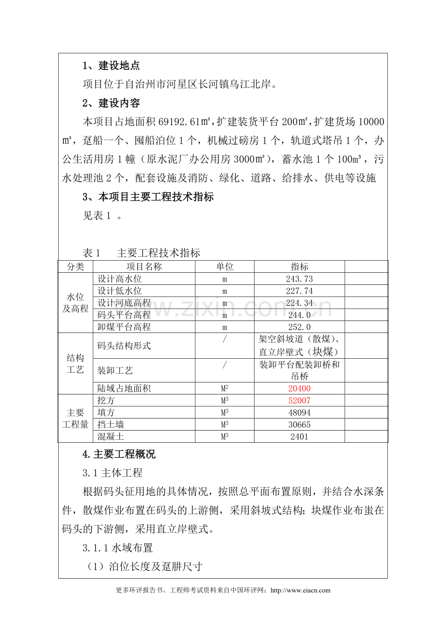 长河镇40万吨煤码头改建申请立项环境影响评估报告.doc_第3页