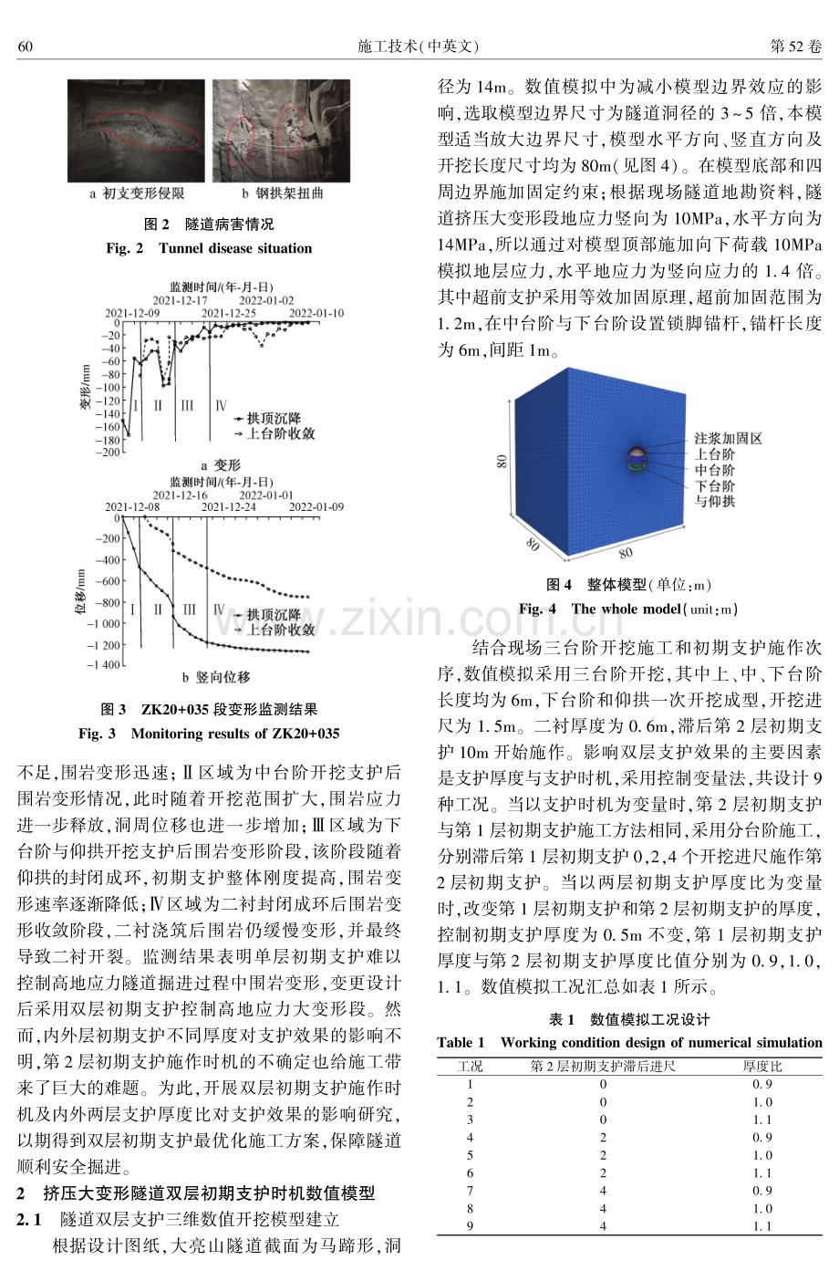 挤压大变形软岩隧道双层初期支护最优施工方案研究.pdf_第3页