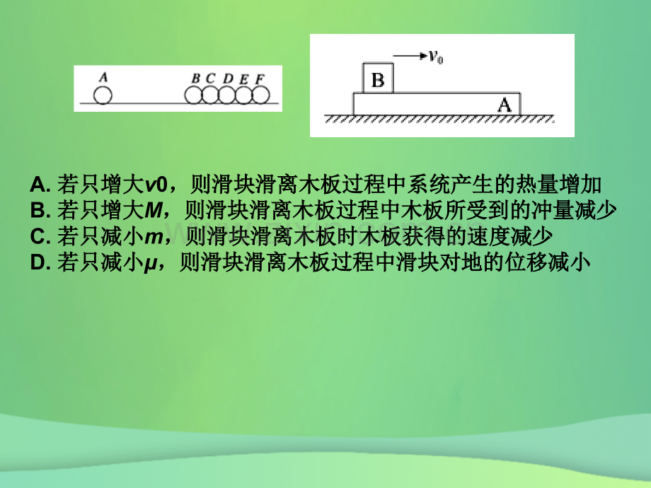 河北省高考物理一轮复习动量79章末复习二新人教版.pptx_第1页