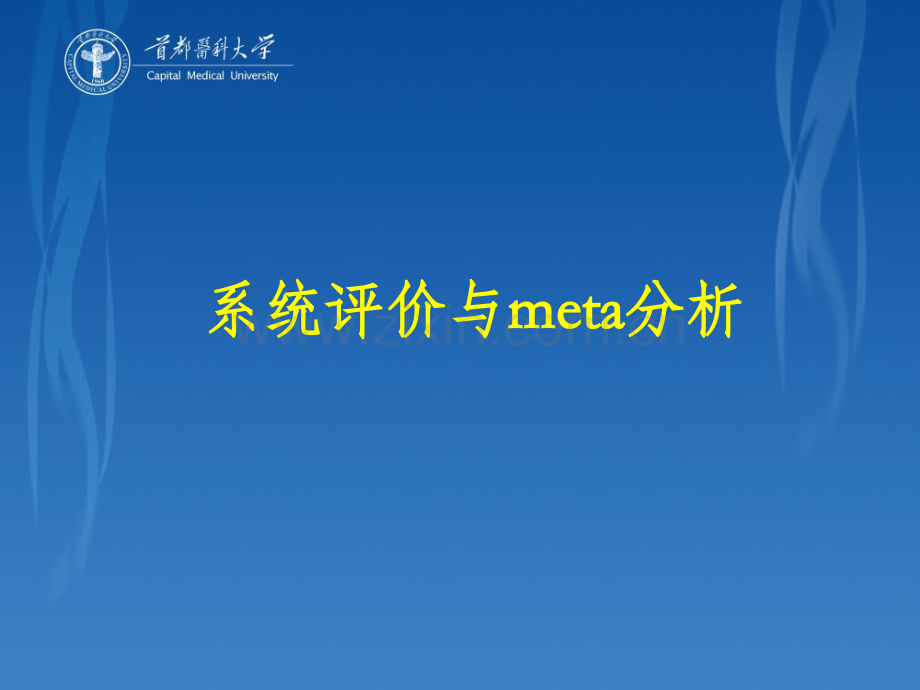 系统评价与meta分析课程介绍.pptx_第1页