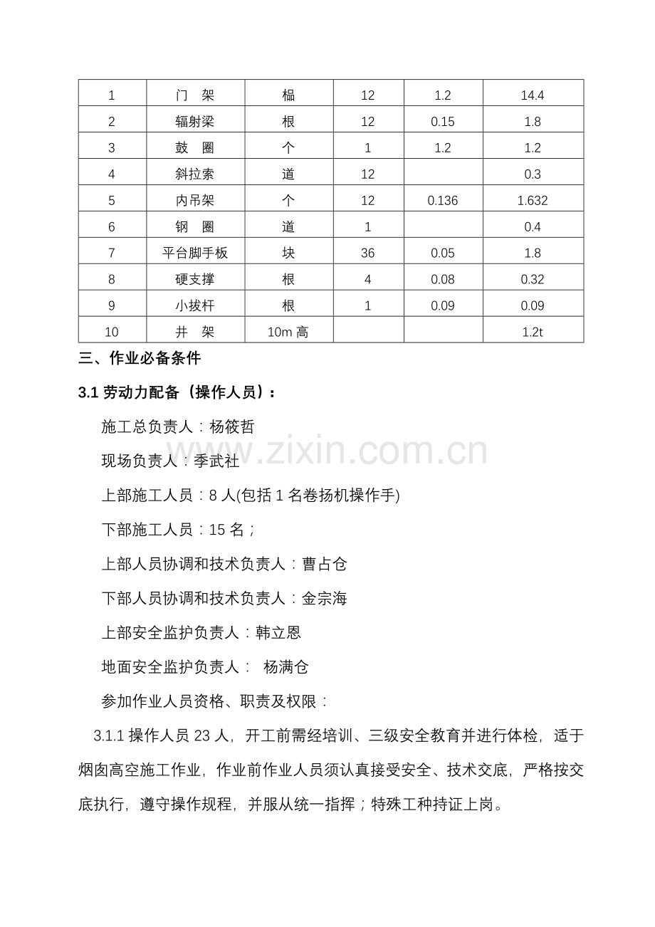 米烟囱电动提升系统拆除施工方案.doc_第2页