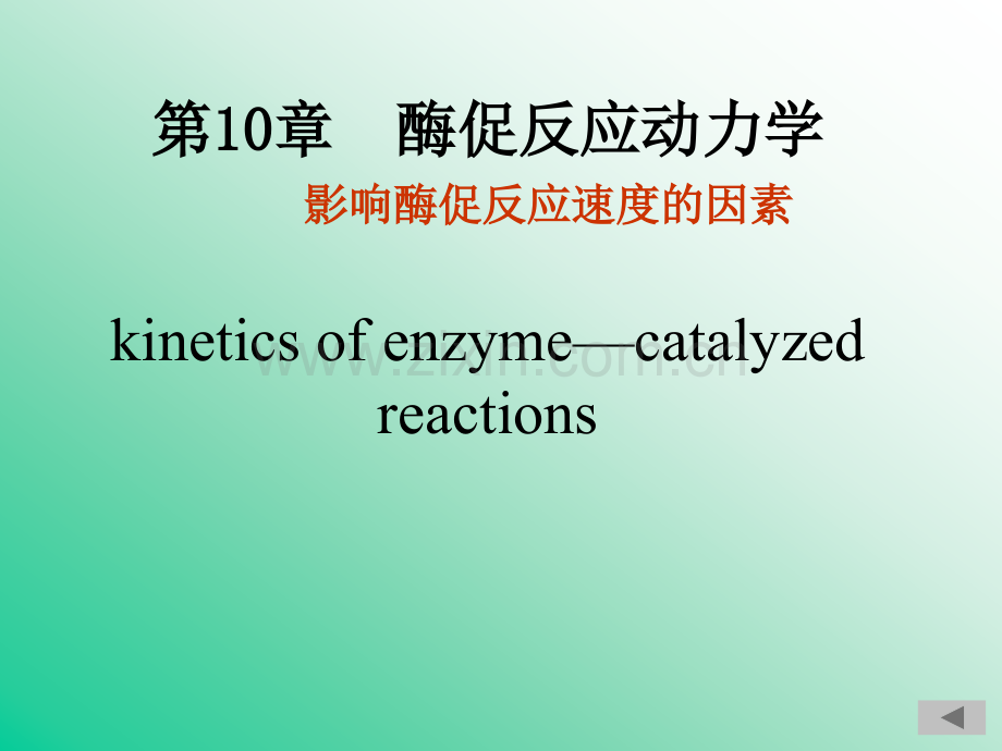 酶促反应动力学王镜岩生物化学全.pptx_第1页