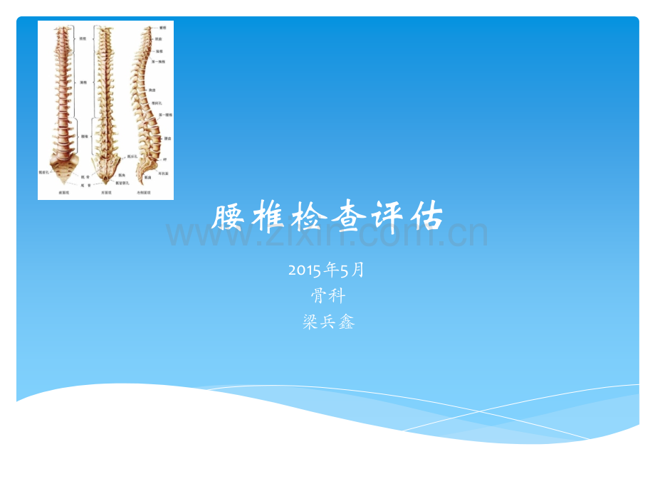 腰椎检查评估.pptx_第1页