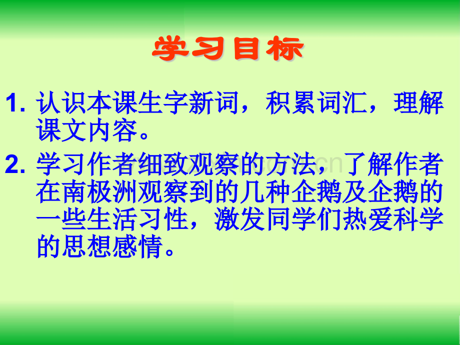 语文S版三年级下册登上企鹅岛课件.pptx_第2页