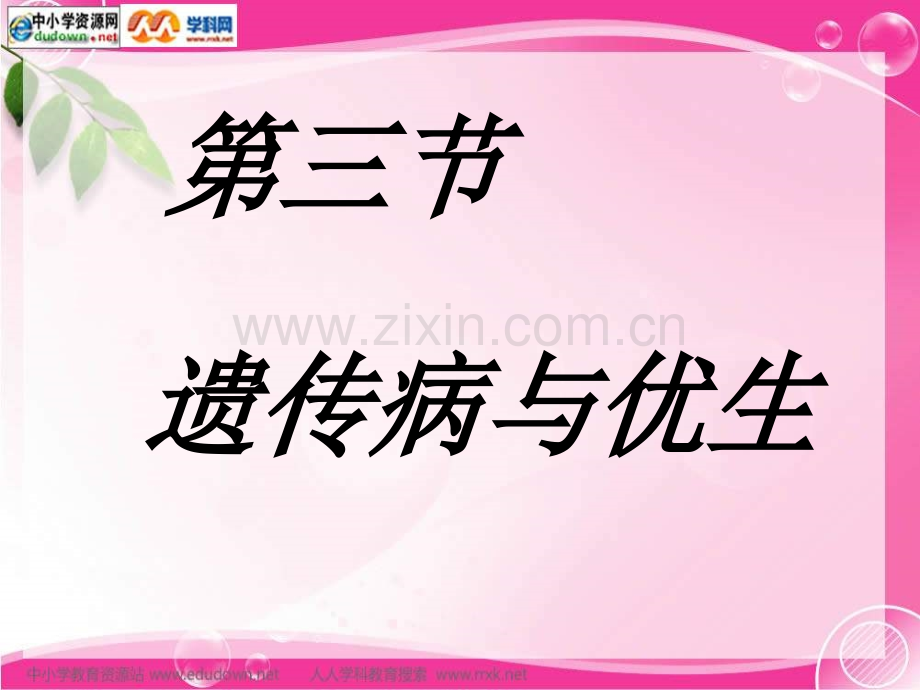 翼教版生物八下62生物遗传和变异二.pptx_第1页