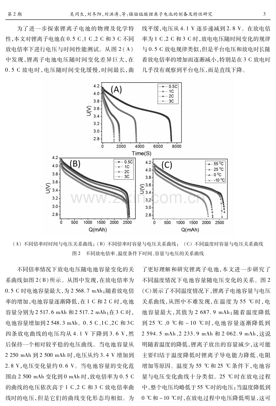 镍钴锰酸锂离子电池的制备及特性研究.pdf_第3页