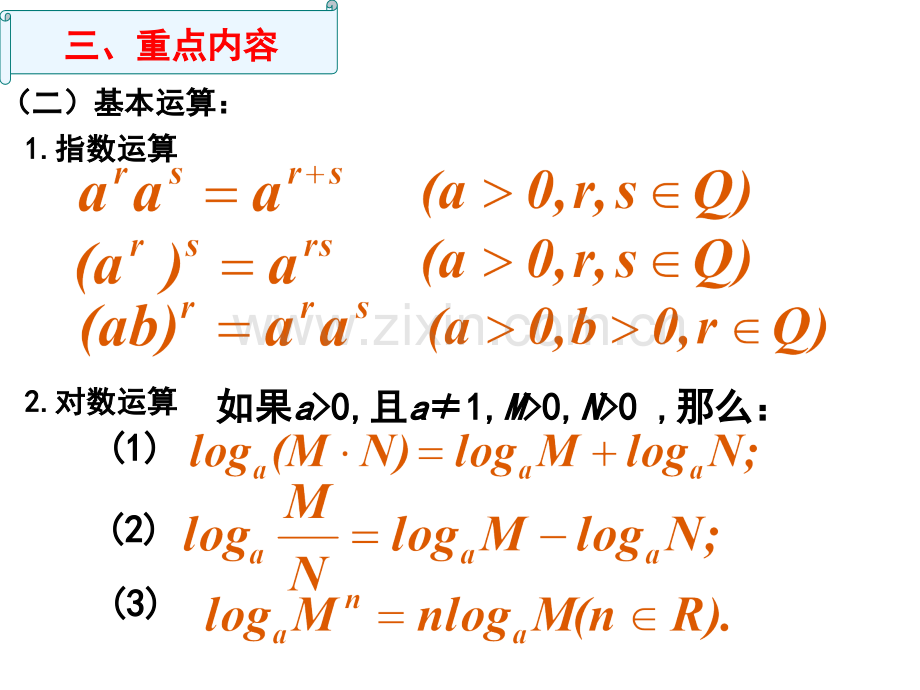 新课标人教A版高中数学必修1基本初等函数I复习.pptx_第3页