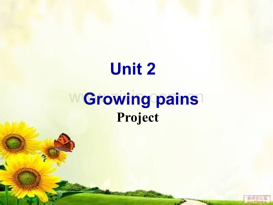 牛津高中英语模块一unit2-Growing-Pains-Project.pptx_第1页