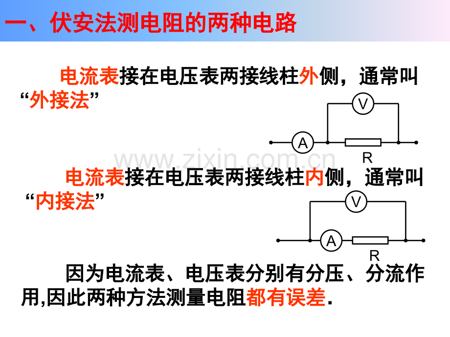 电流表接在电压表两接线柱内侧.pptx_第3页