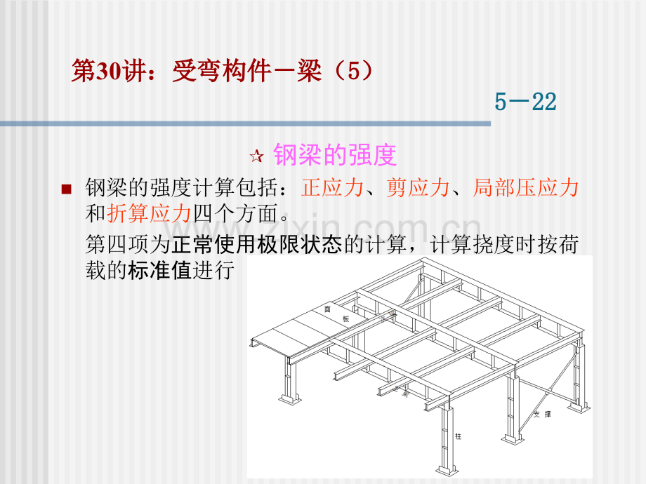 钢梁承载力计算原理东大工程结构设计原理-土木考研复试科目.pptx_第3页