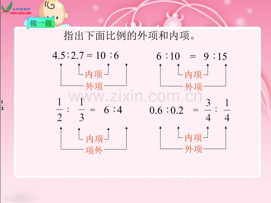 苏教版六年级数学下比例的基本性质.pptx_第3页