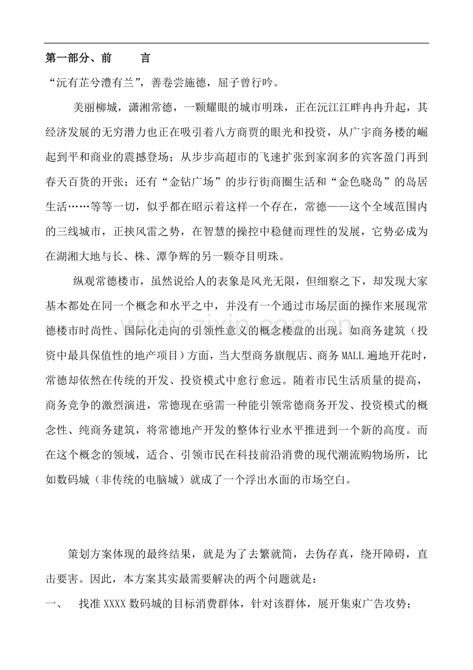 XX数码城可行性研究报告.doc_第3页