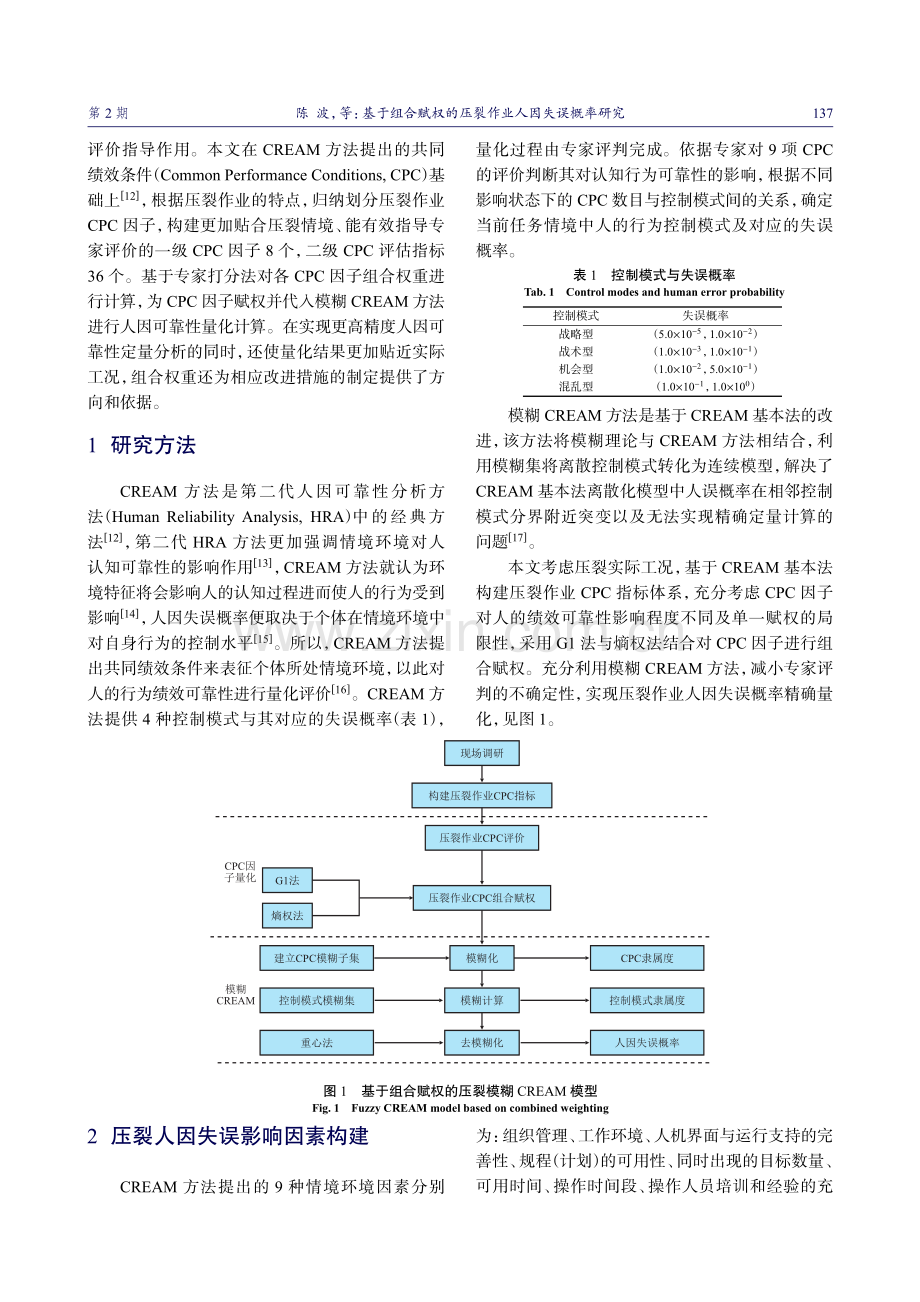 基于组合赋权的压裂作业人因失误概率研究.pdf_第3页