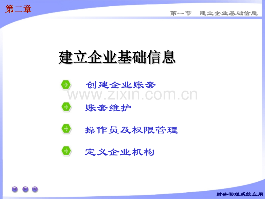 用友软件操作指导建立企业基础信息.pptx_第1页