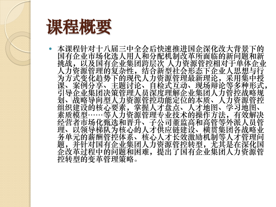 深化国企改革下的国有企业集团人力资源管控与转型.pptx_第2页