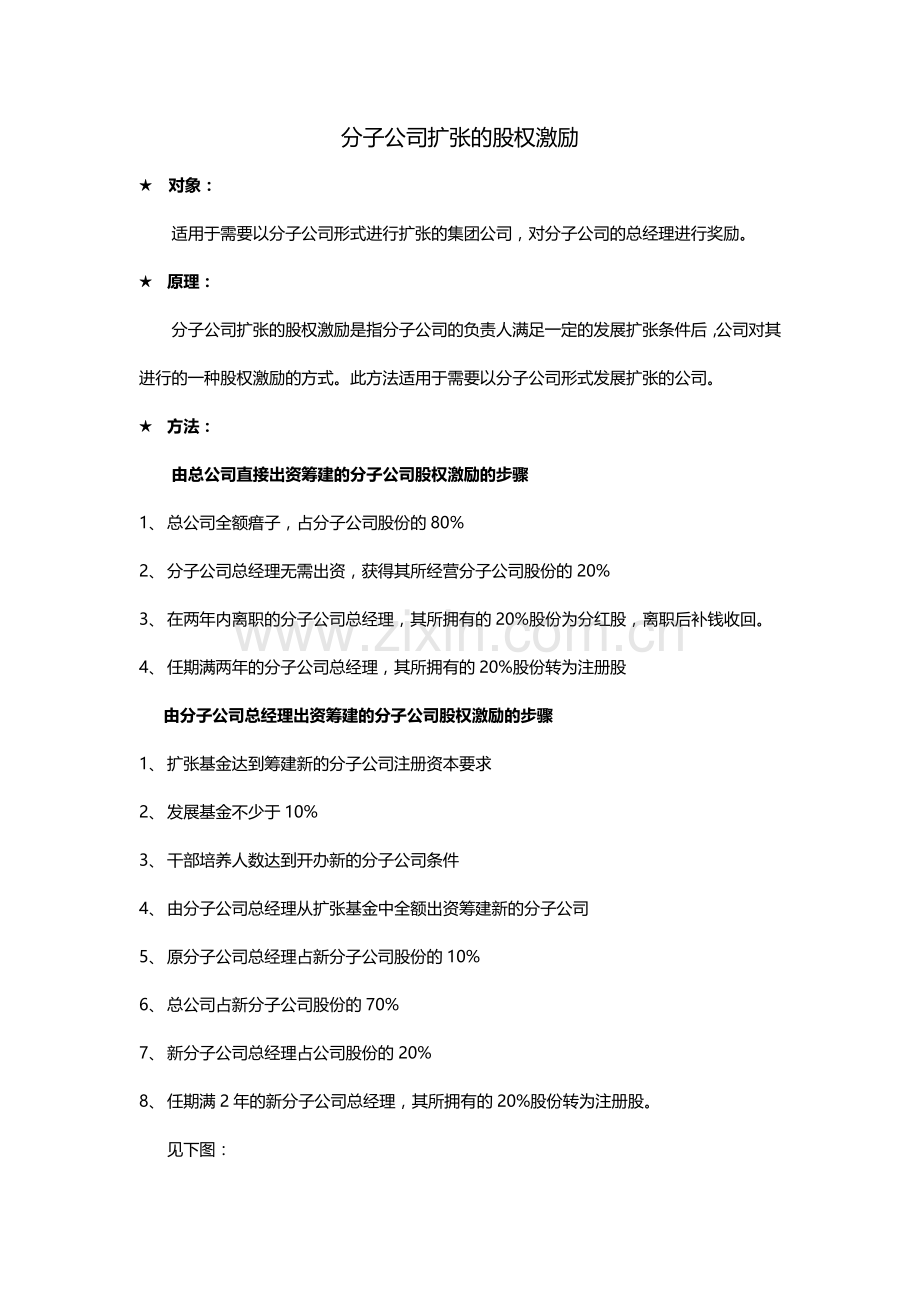 4.--分子公司扩张的股权激励.docx_第1页