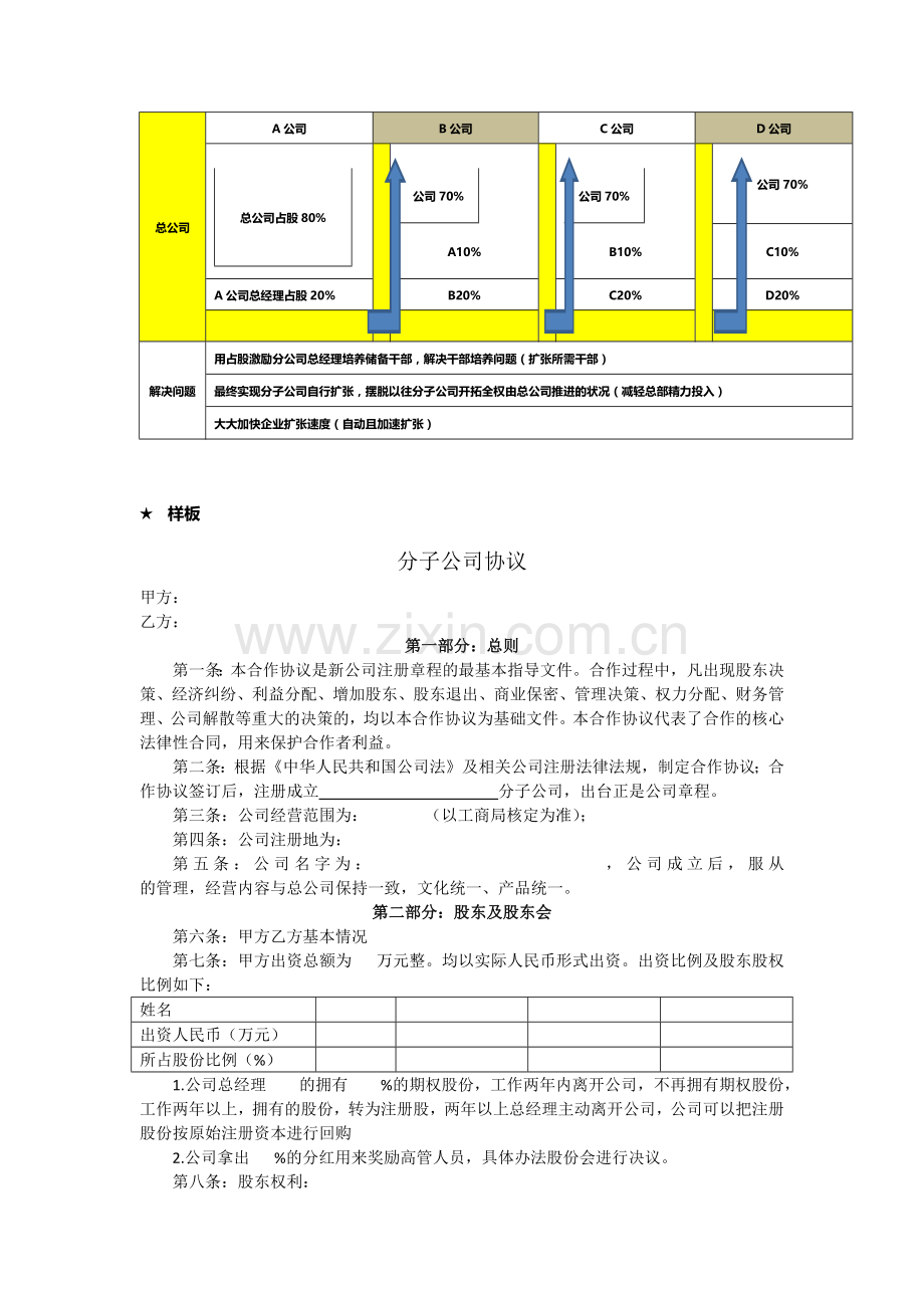 4.--分子公司扩张的股权激励.docx_第2页