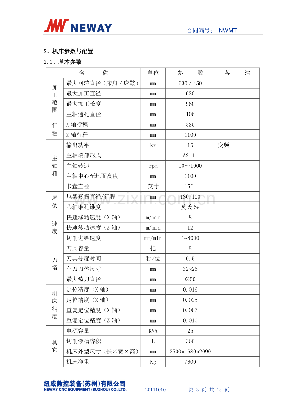 数控机床原理、结构与维修--NL634SZ带齿轮箱技术协议详细配置版FANUC-0i-mate-TD-20111010.doc_第3页